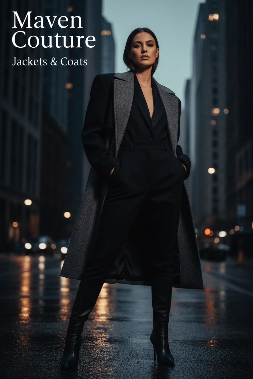 Outerwear & Tailored Jackets - Maven Couture Inc