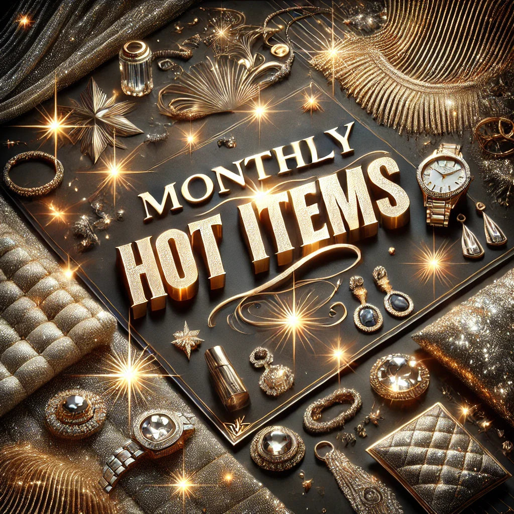 Explore the epitome of luxury with Maven Couture’s Monthly Hot Items. A dazzling showcase of sparkling fashion, jewelry, and accessories to elevate your style.