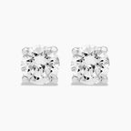 0.25 CTW Round Lab-Grown Diamond Stud Earrings in 14K Gold Over Sterling Silver (F Color, VS Clarity) - Maven Couture IncEarrings
