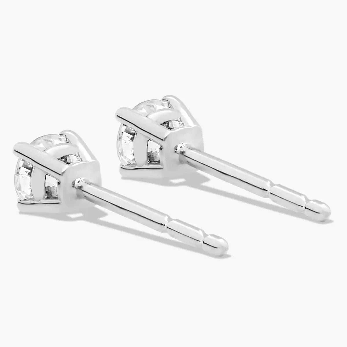 0.25 CTW Round Lab-Grown Diamond Stud Earrings in 14K Gold Over Sterling Silver (F Color, VS Clarity) - Maven Couture IncEarrings