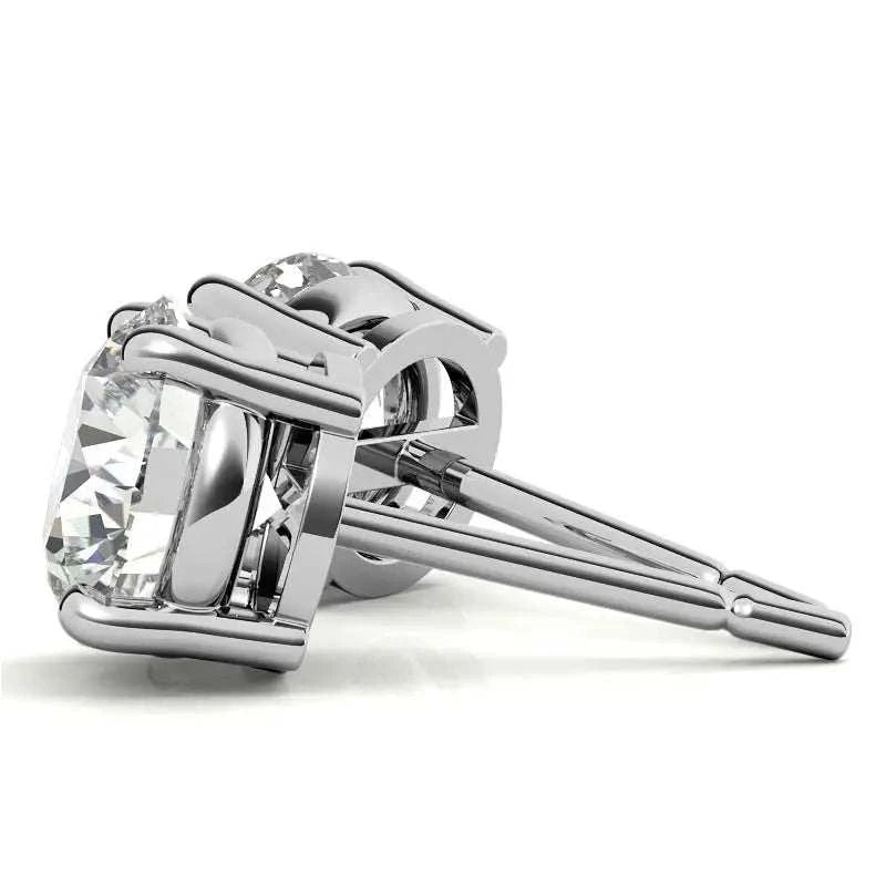 0.50 CTW Lab Grown Diamond Stud Earrings | G-VS Clarity | 14K White or Yellow Gold - Maven Couture IncEarrings