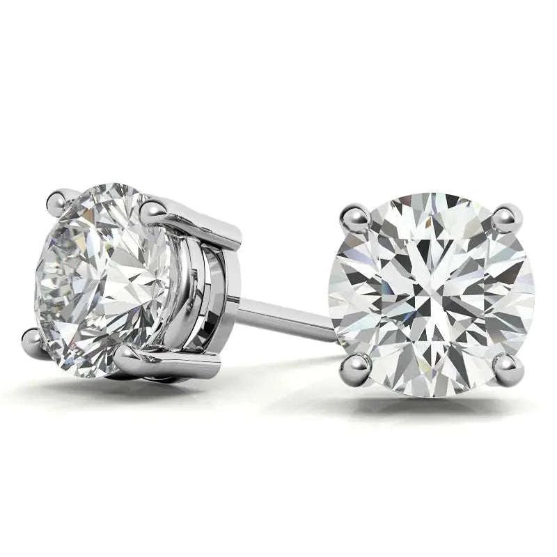 0.50 CTW Lab Grown Diamond Stud Earrings | G-VS Clarity | 14K White or Yellow Gold - Maven Couture IncEarrings