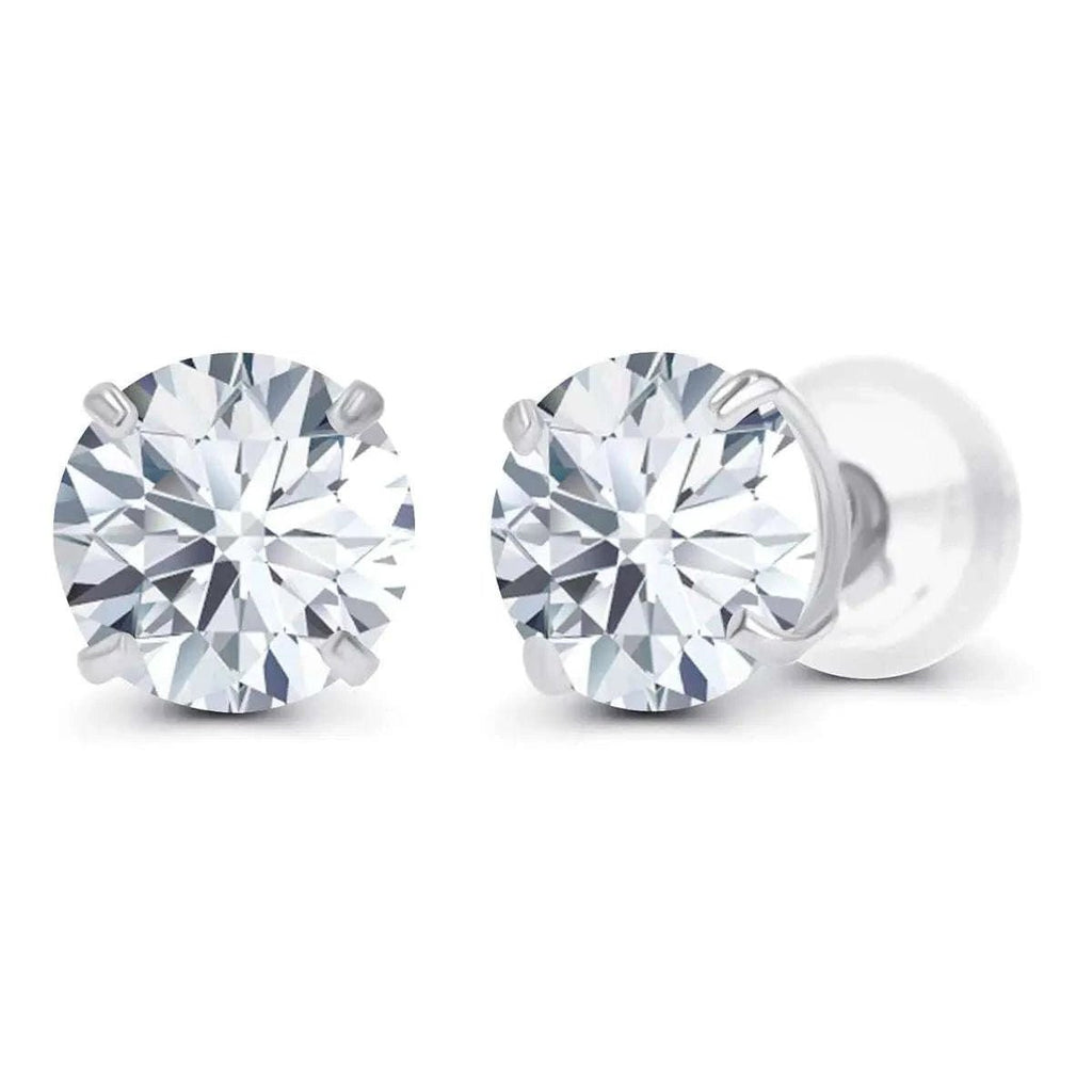 0.50 CTW Lab Grown Diamond Stud Earrings in 14K White or Yellow Gold – G VS - Maven Couture IncEarrings