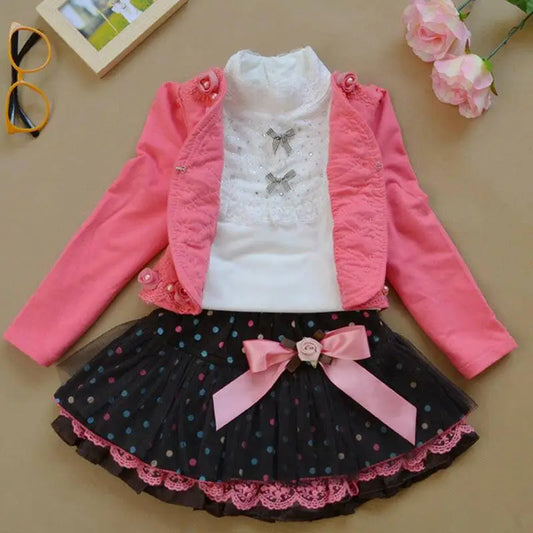 Luxury ruffle tracksuit sets for stylish young ones $52.99 detailed this is suitable for children starting from 3