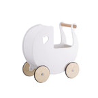 Wooden doll stroller for pretend play — product image 5