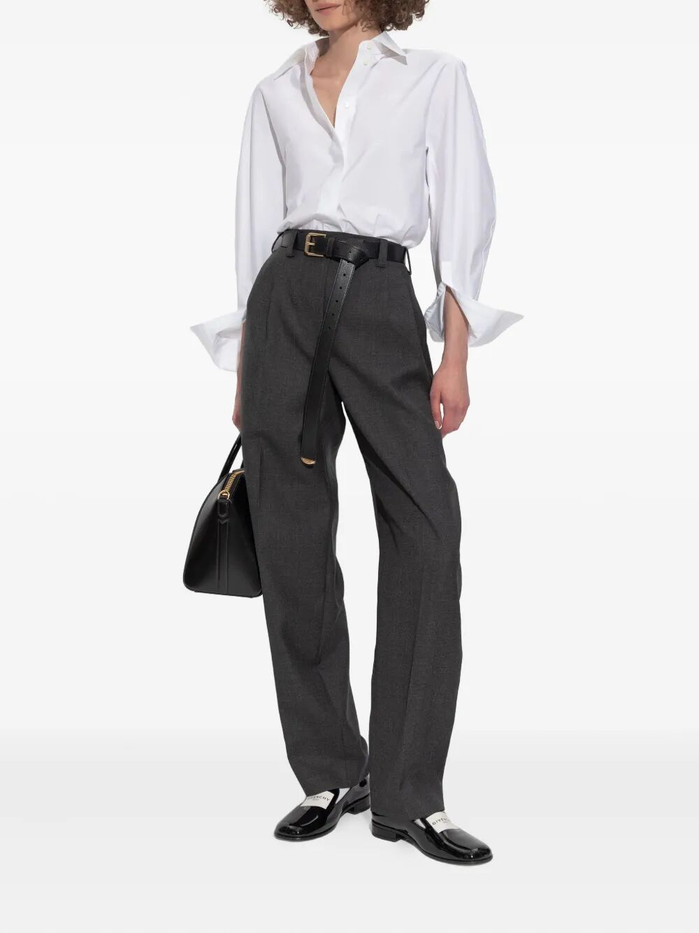 Givenchy Women Pleated Wool Trousers - Maven Couture IncBottoms / Pants