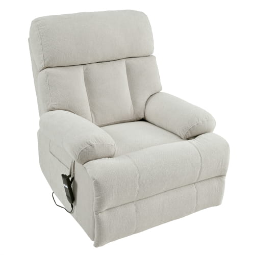 Experience luxury with the oversized power lift recliner chair