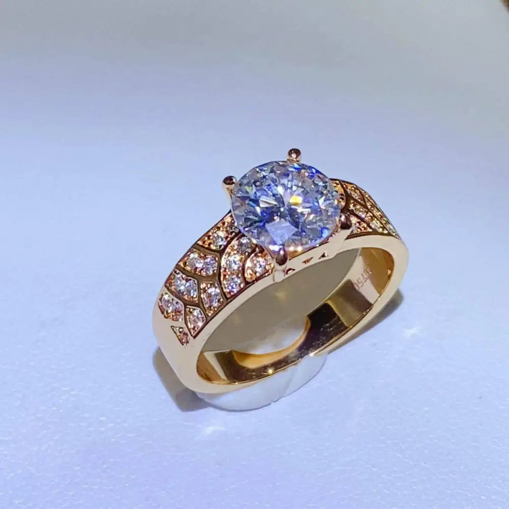 Exquisite 5 carat moissanite ring for luxury fashion and exclusive jewelry $110 1-piece elevate your collection