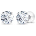 1.50 CTW AGI Certified Lab-Grown Diamond Stud Earrings in 14K White or Yellow Gold | F-G Color | VS Clarity | Ethical Luxury - Maven Couture IncEarrings