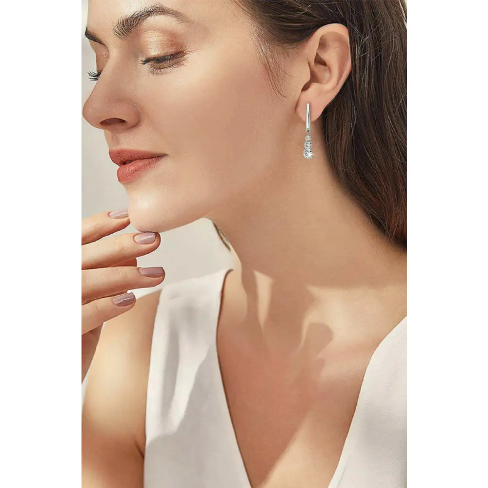 Indulge in luxury fashion for women with 8 carat moissanite earrings $126 indulge in the exquisite elegance