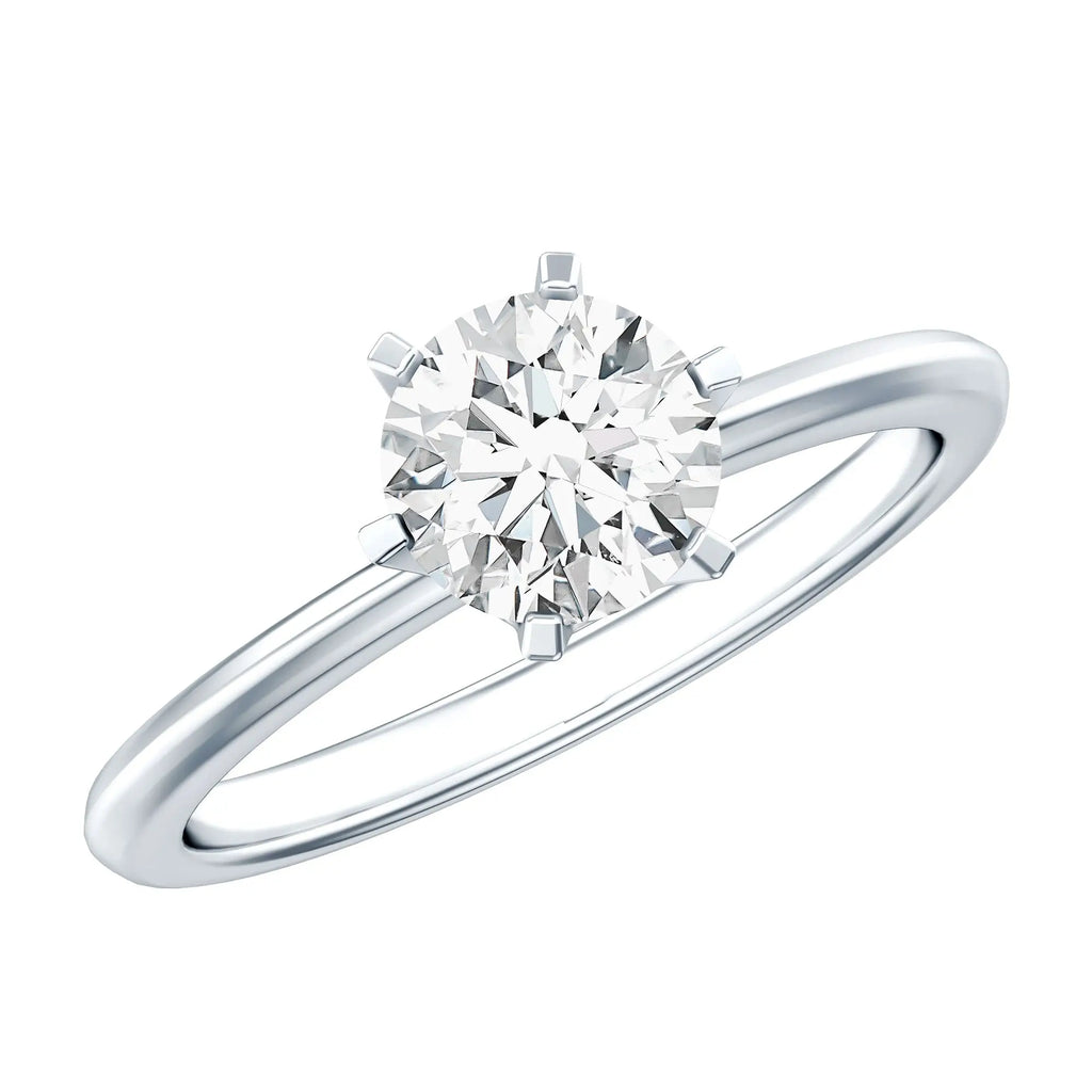 1 Carat Lab Grown Diamond Solitaire Engagement Ring with IGI Certificate