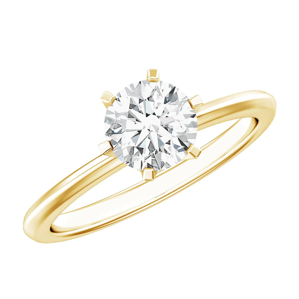 1 Carat Lab Grown Diamond Solitaire Engagement Ring with IGI Certificate