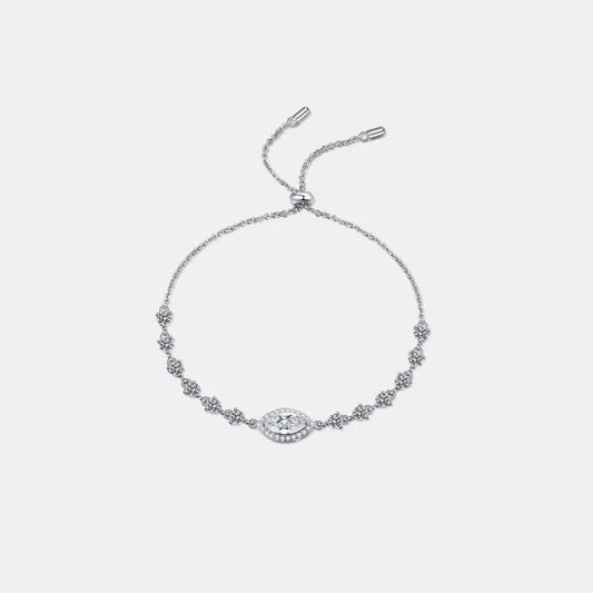 Luxury fashion for women 1 carat moissanite 925 sterling silver bracelet $130 enhance your jewelry collection