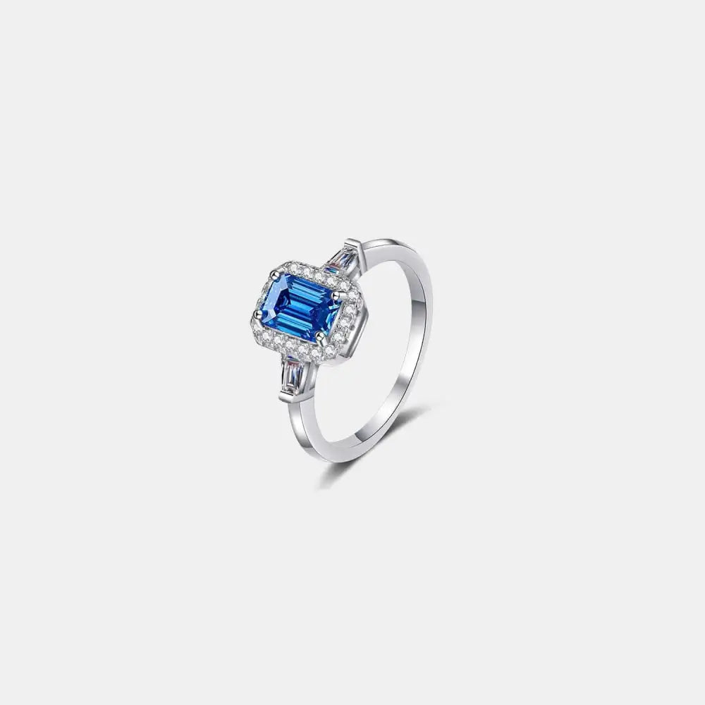 Exquisite 1 carat moissanite ring for luxury fashion and exclusive jewelry $152 1-piece indulge in the brilliance