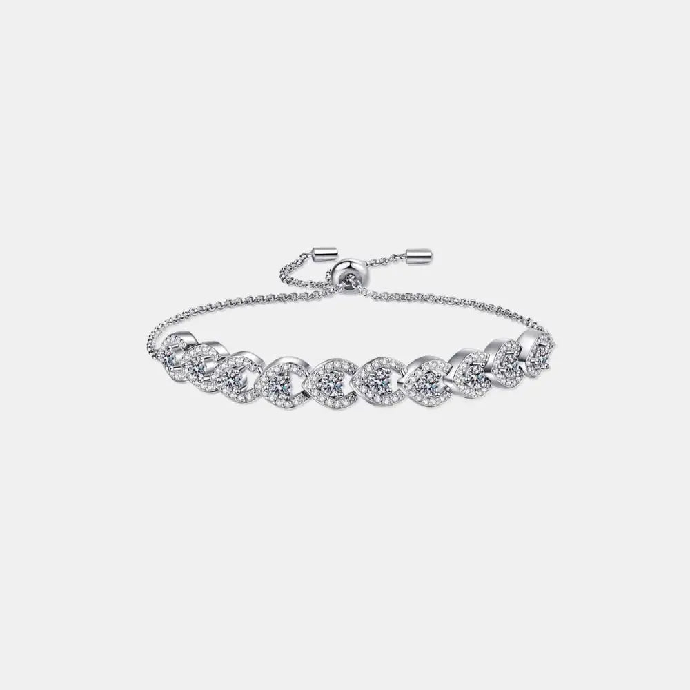 Elegant 1 carat moissanite bracelet for luxury fashion for women $70 bracelets • 1-piece • please note