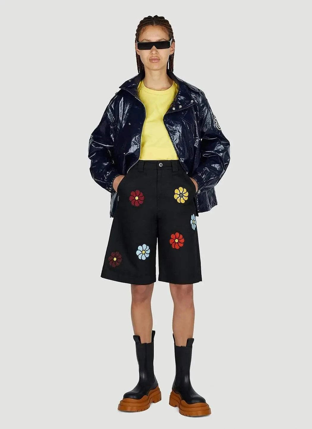 1 Moncler Jw Anderson Men Floral Bermuda Shorts - Maven Couture IncBottoms / Pants