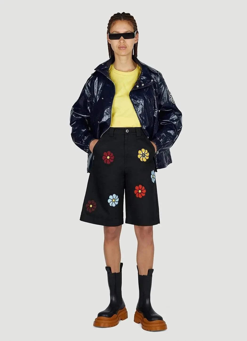 1 Moncler Jw Anderson Men Floral Bermuda Shorts - Maven Couture IncBottoms / Pants