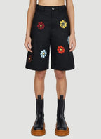 1 Moncler Jw Anderson Men Floral Bermuda Shorts - Maven Couture IncBottoms / Pants