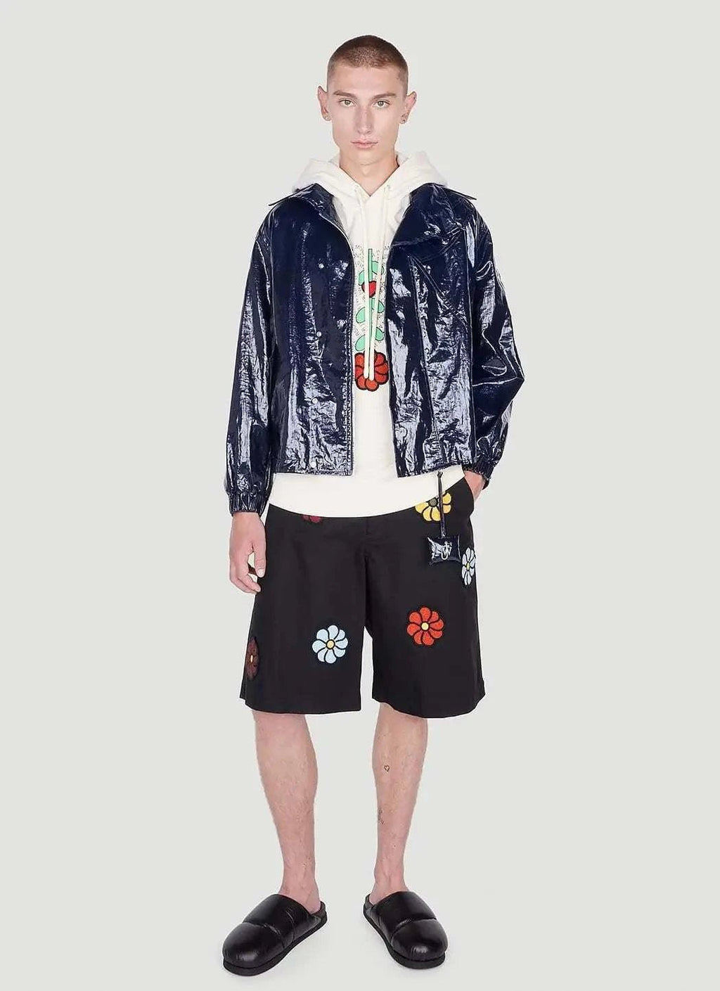 1 Moncler Jw Anderson Men Floral Bermuda Shorts - Maven Couture IncBottoms / Pants