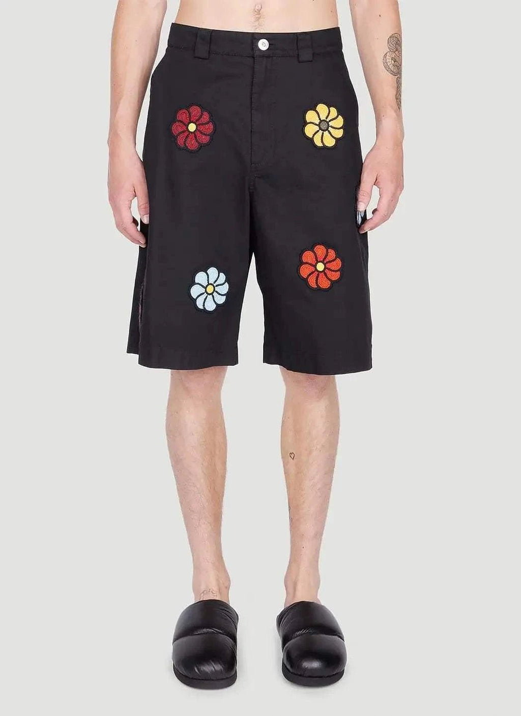 1 Moncler Jw Anderson Men Floral Bermuda Shorts - Maven Couture IncBottoms / Pants