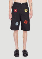 1 Moncler Jw Anderson Men Floral Bermuda Shorts - Maven Couture IncBottoms / Pants