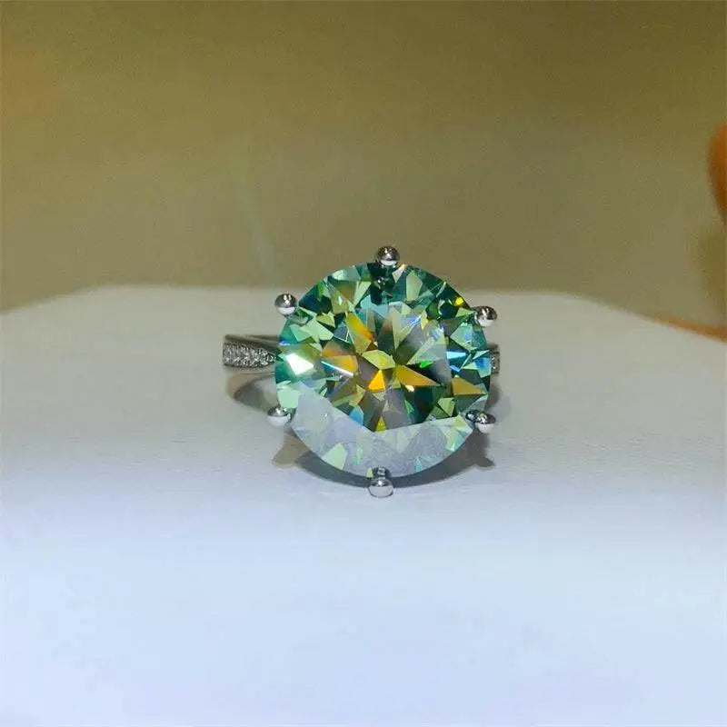 Timeless 10 carat moissanite ring in luxury fashion for woman $311 1-piece discover the allure of our moissanite