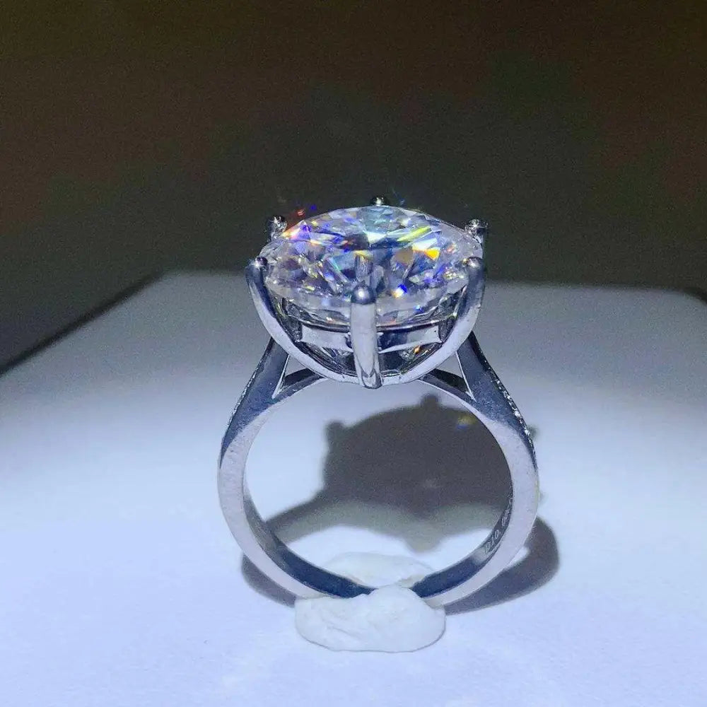 Exquisite 10 carat moissanite ring for luxury fashion enthusiasts $315 1-piece – a singular masterpiece, designed