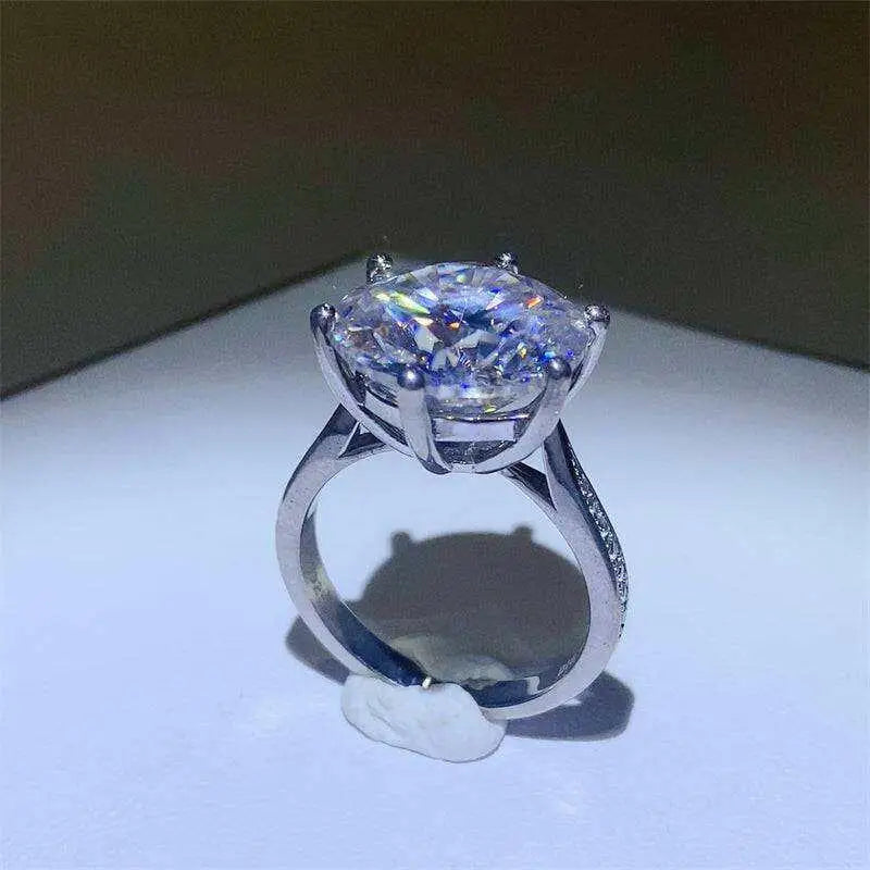 Exquisite 10 carat moissanite ring for luxury fashion enthusiasts $315 1-piece – a singular masterpiece, designed