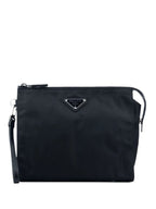 Prada Men Re-Nylon And Saffiano Leather Necessaire - Maven Couture IncHandbags / Shoulder Bags