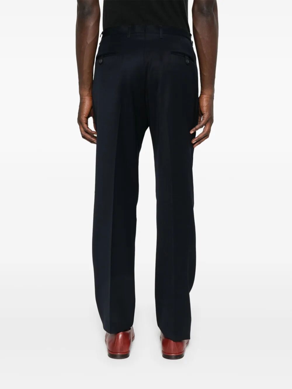 Prada Men Tapered Leg Wool Trousers - Maven Couture IncBottoms / Pants