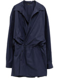 Balenciaga Women Elasticated Waistband Cotton Shirt Mini Dress - Maven Couture IncDresses / Cocktail Dresses