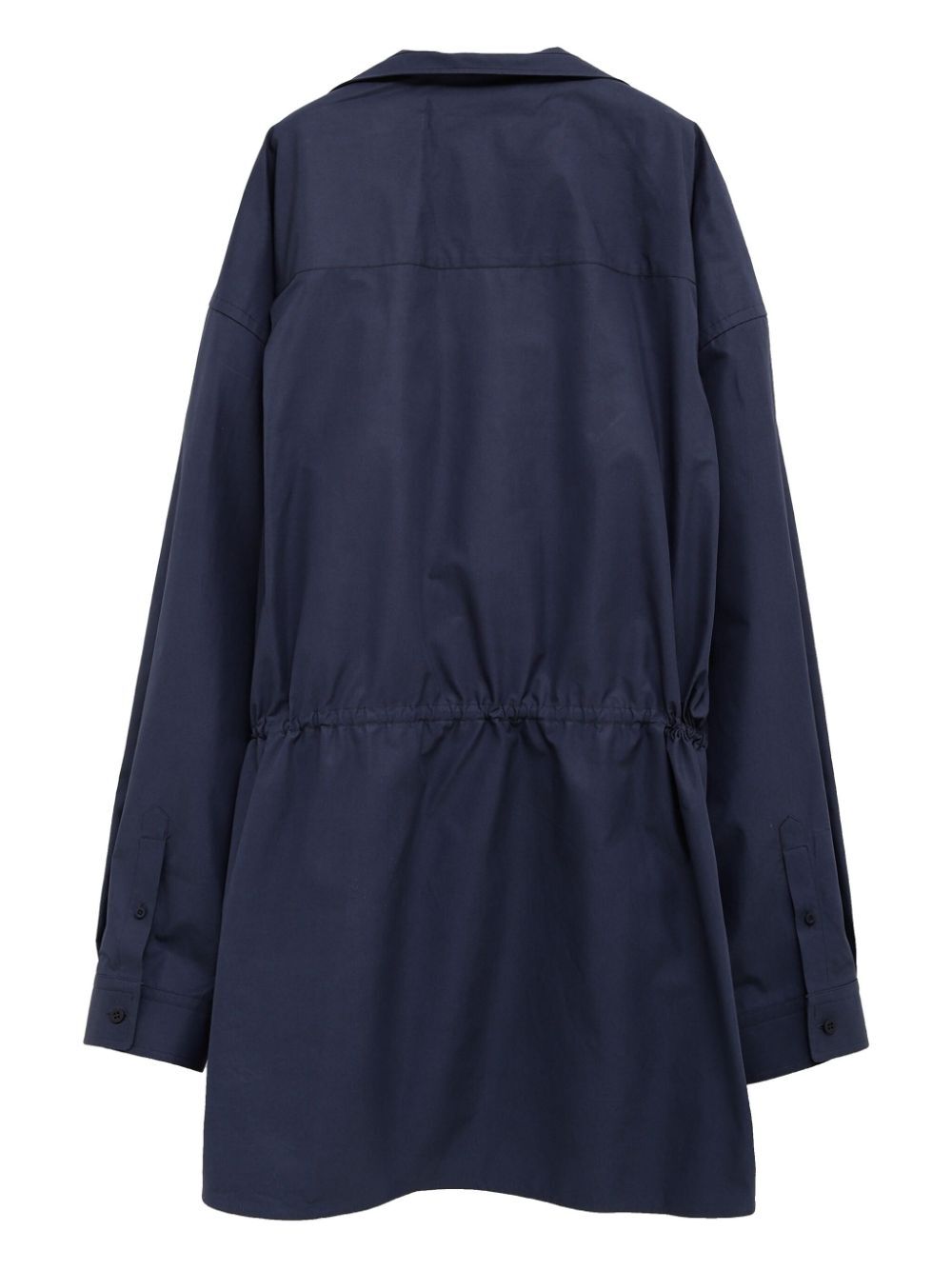 Balenciaga Women Elasticated Waistband Cotton Shirt Mini Dress - Maven Couture IncDresses / Cocktail Dresses
