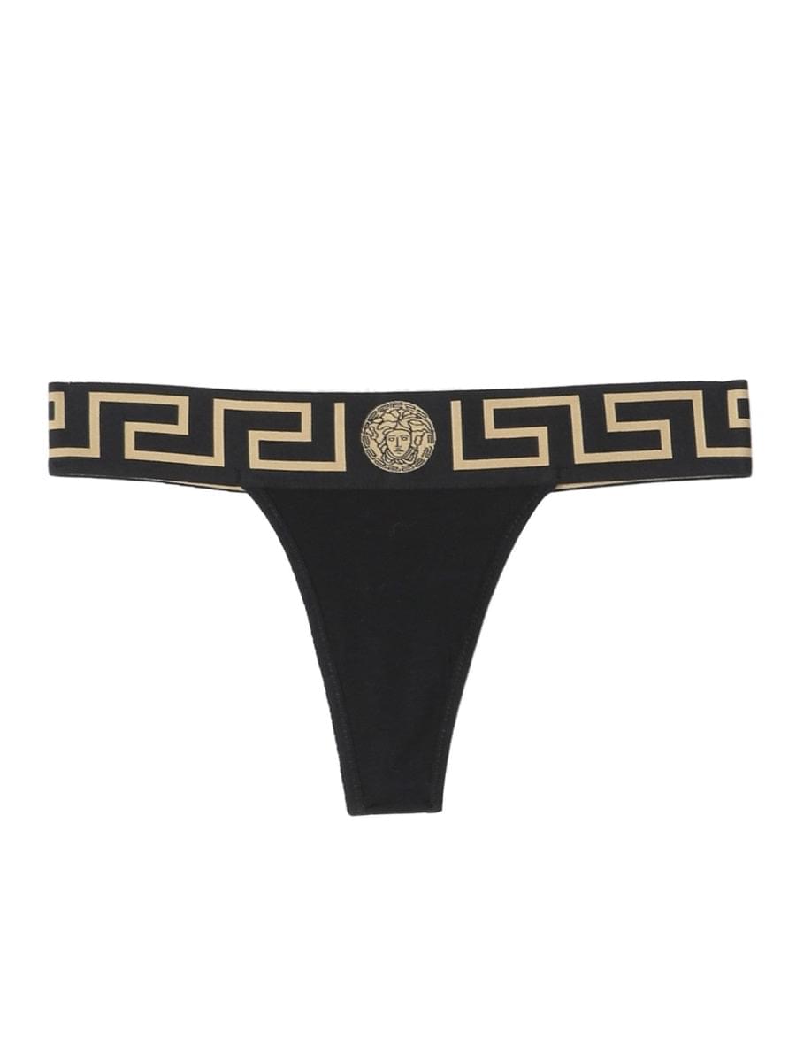 Versace Women Thong With Greek - Maven Couture IncAccessories / Miscellaneous