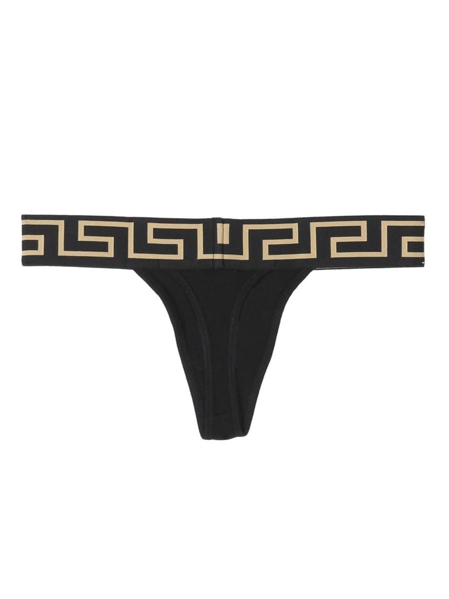 Versace Women Thong With Greek - Maven Couture IncAccessories / Miscellaneous