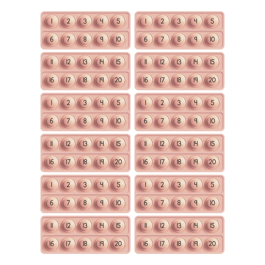 10 Frame Fidgets (Set of 12) - Maven Couture IncEducational Toys