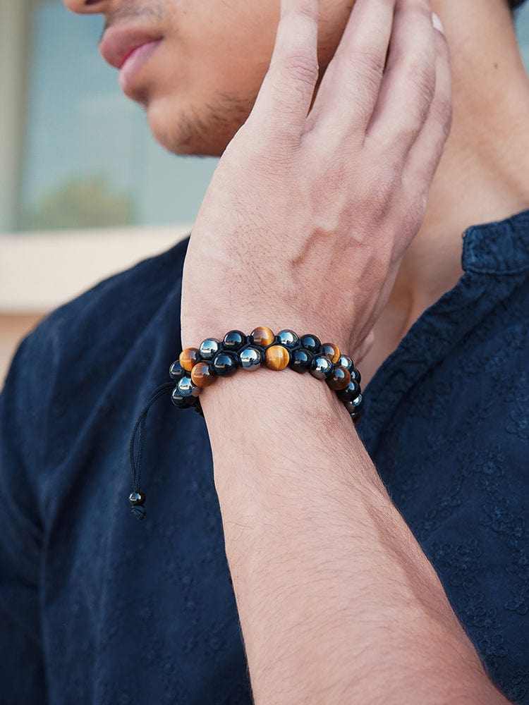 Triple Protection Beaded Bracelet - Morocco - Maven Couture IncBeaded Bracelet