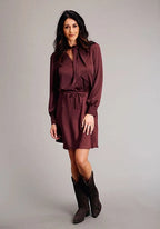 Stetson 1763 Poly Satin (Wine) - Women's Skirt