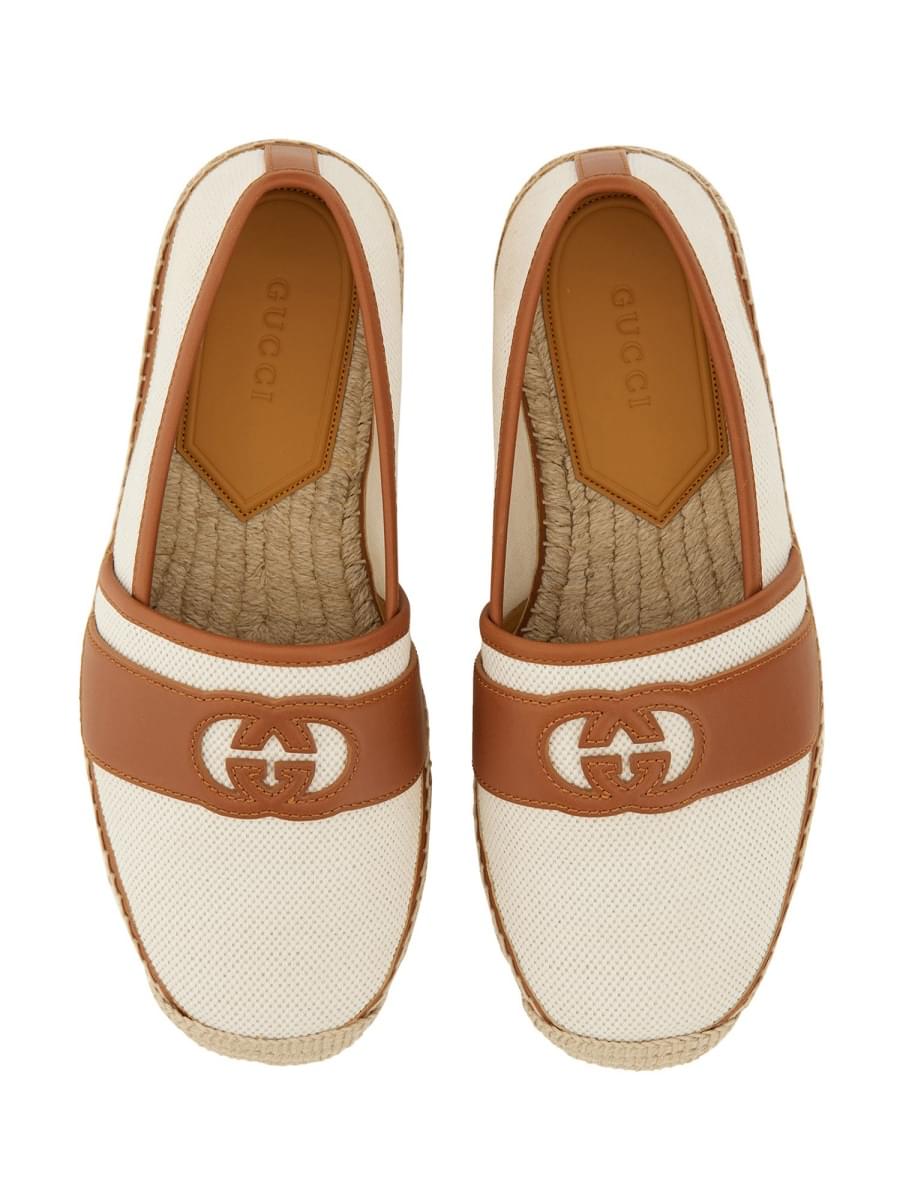 Gucci Men Espadrilles With Cross Gg - Maven Couture IncShoes / Slides
