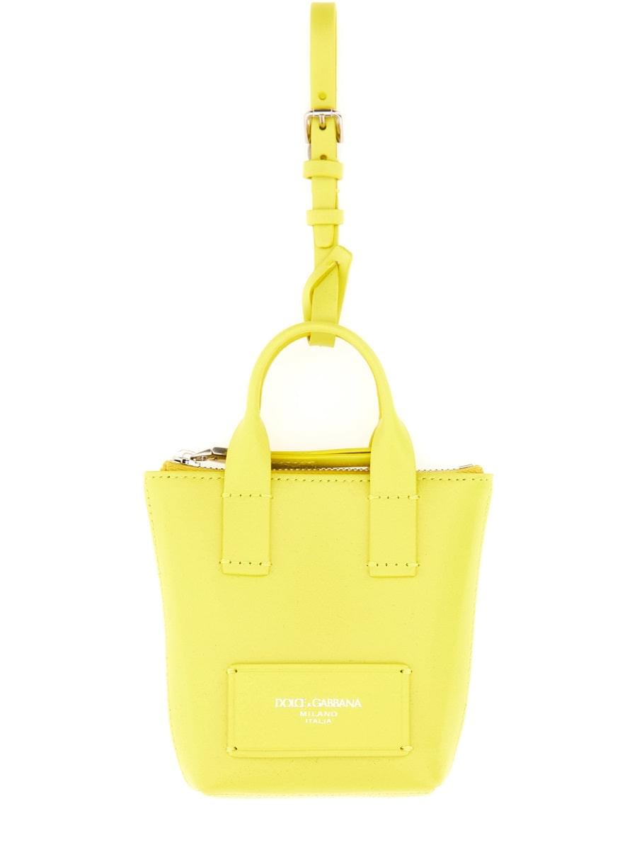 Dolce & Gabbana Unisex Leather "Minibag" Charm - Maven Couture IncUNISEX BAG ACCESSORIES