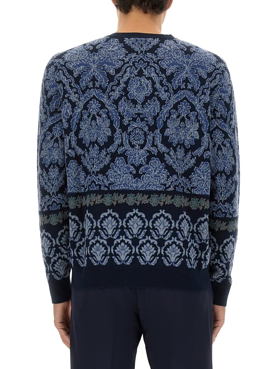 Etro Men Cotton Jacquard Knit - Maven Couture IncTops / Sweaters & Pullovers