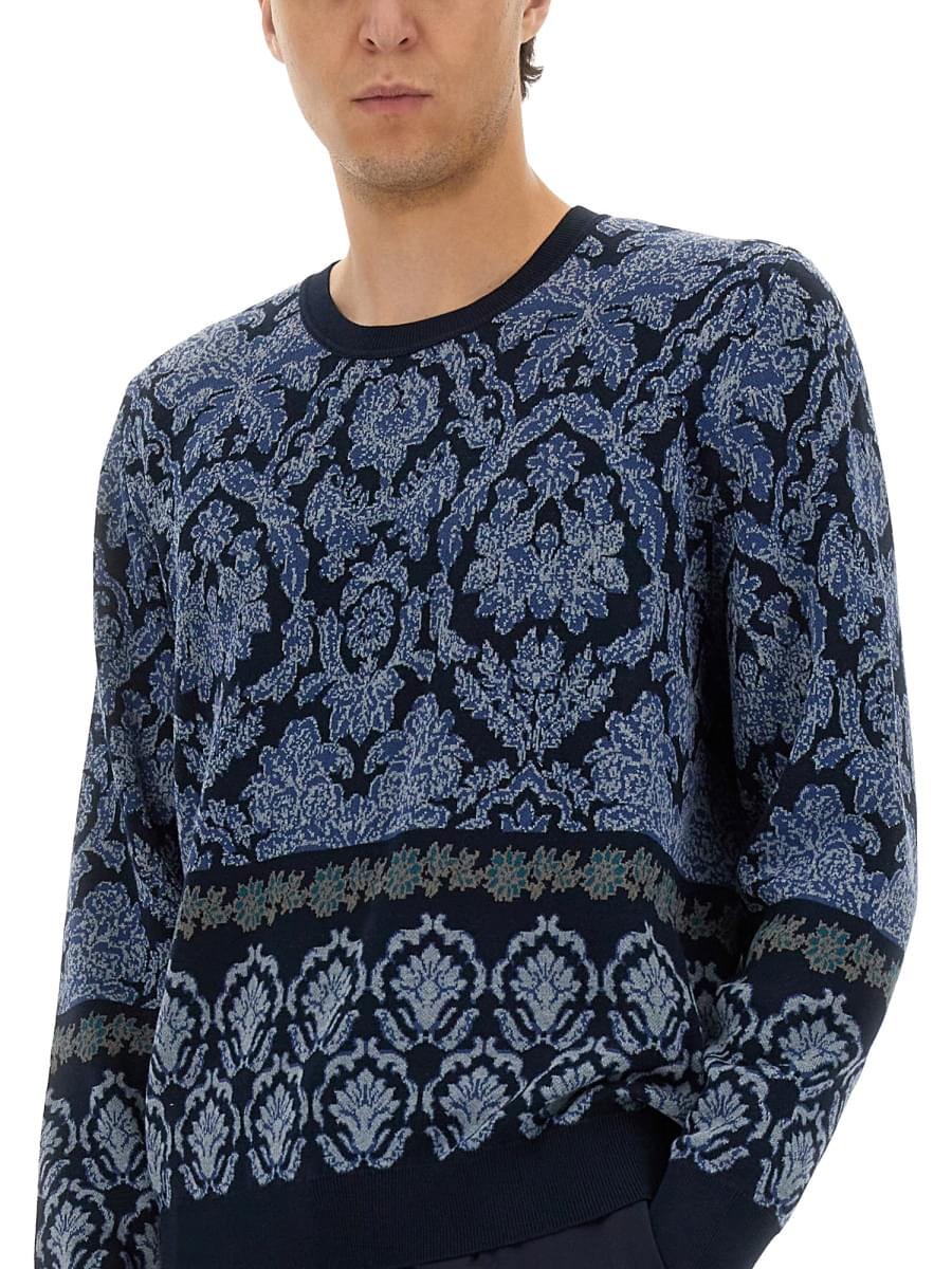 Etro Men Cotton Jacquard Knit - Maven Couture IncTops / Sweaters & Pullovers