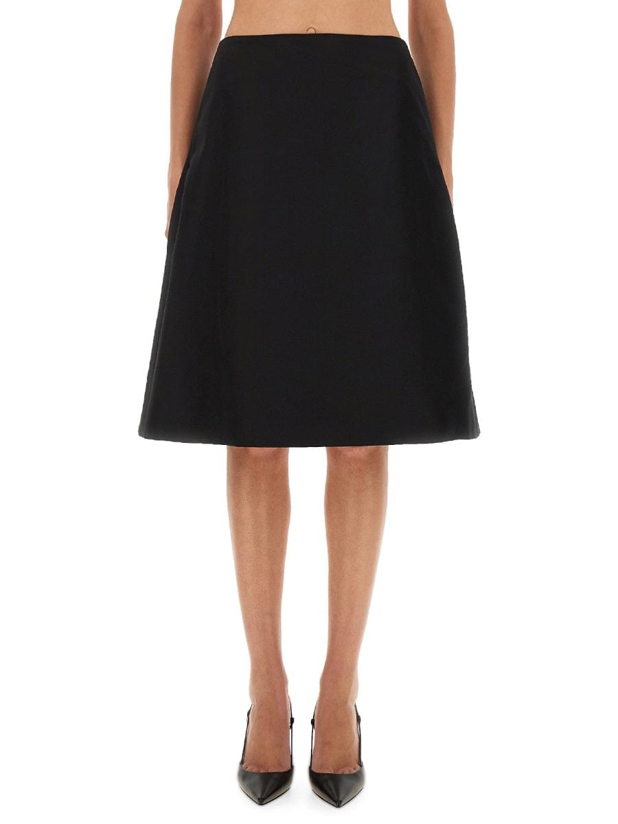 Alexander Mcqueen Women Flared Midi Skirt - Maven Couture IncBottoms / Skirts
