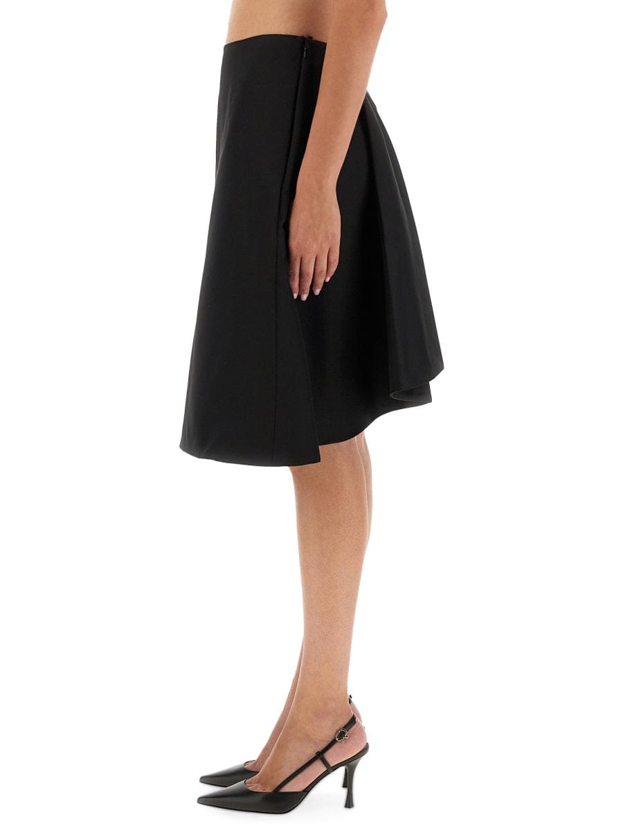 Alexander Mcqueen Women Flared Midi Skirt - Maven Couture IncBottoms / Skirts