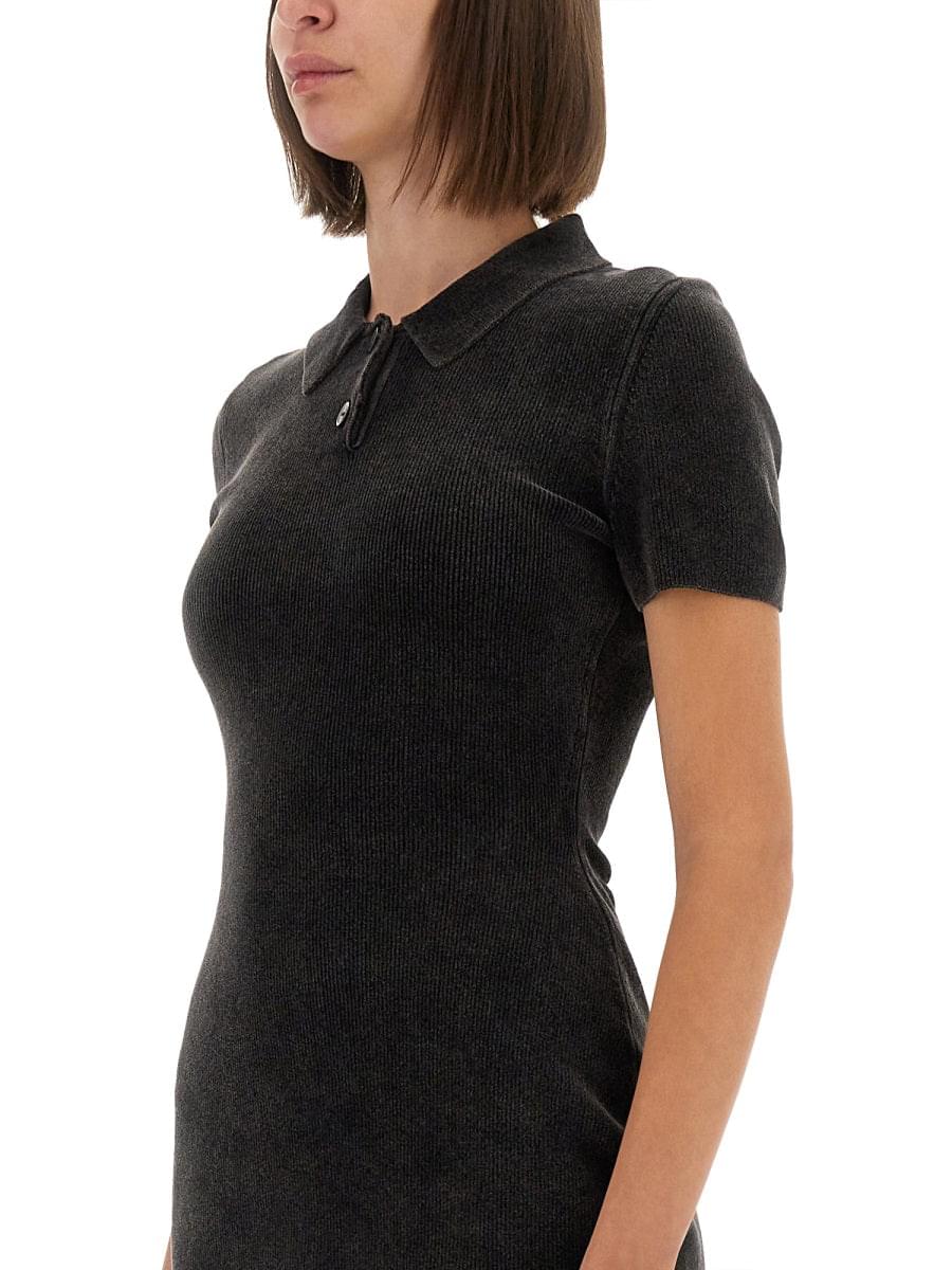 Alexander Wang Women Mini Dress With Polo Collar - Maven Couture IncDresses / Cocktail Dresses