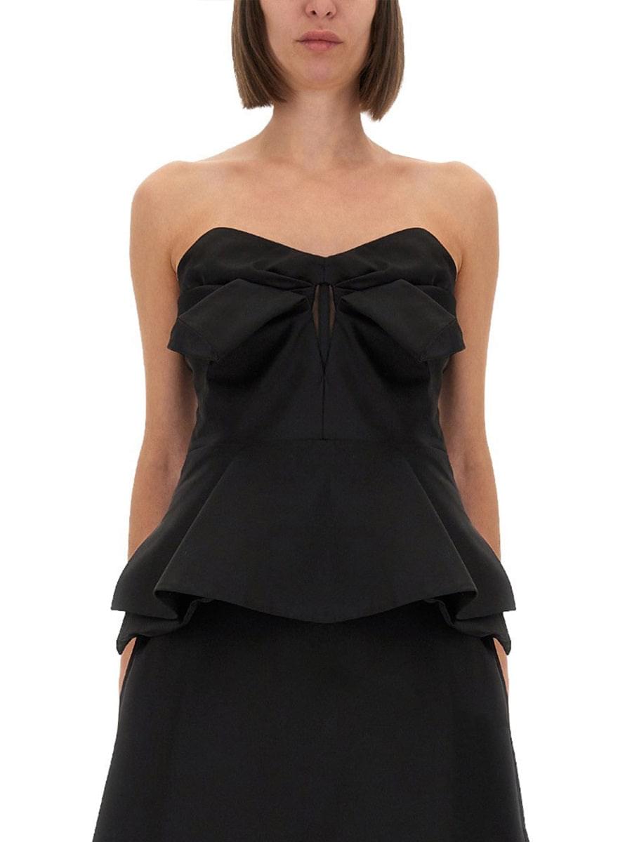 Alexander Mcqueen Women Strapless Corset Top - Maven Couture IncTops / Tee Shirts