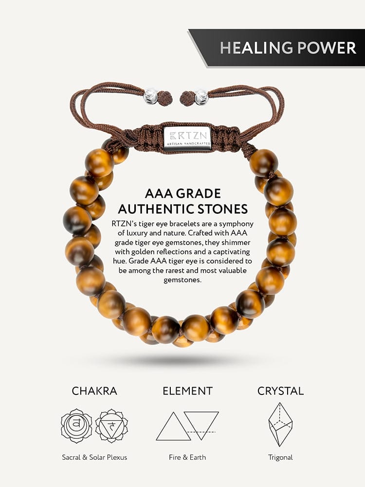 Tigers Eye Beaded Bracelet - Morocco - Maven Couture IncBeaded Bracelet