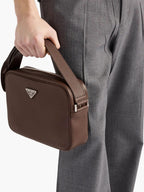 Prada Men Grained Leather Shoulder Bag - Maven Couture IncHandbags / Shoulder Bags