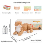 Percy 2.0 Golden British Short Hair Cat- Breathing Heartbeat Pur,Voice Robotic Cat - Maven Couture IncPERCY