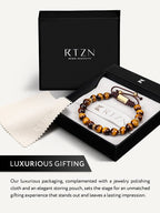Tigers Eye Beaded Bracelet - Mykonos - Maven Couture IncBeaded Bracelet