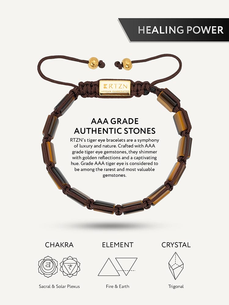 Tigers Eye Beaded Bracelet - Havana - Maven Couture IncBeaded Bracelet